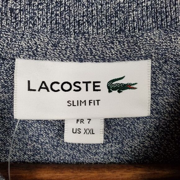 LACOSTE Men's Slim Fit Pique Polo Shirt Size XXL - Picture 3 of 7